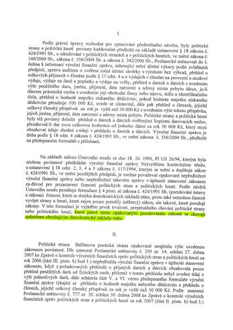 KAUZA návrh na zrušení Balbinovy poetické strany – Správní soud odvolání (25. ledna LP 2009) – fotka 3