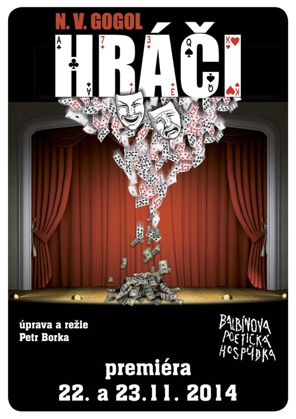 Plakát: N. V. Gogol – Hráči